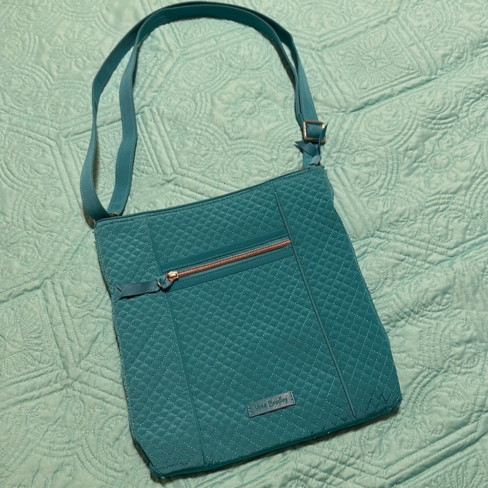 Vera Bradley Iconic Hipster Crossbody Bag NWT Teal